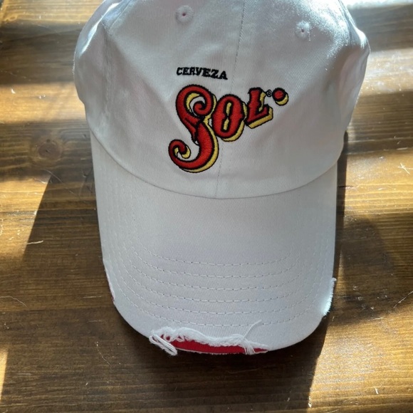 SOL Cerveza distressed hat BRAND NEW !!!! - Picture 2 of 6